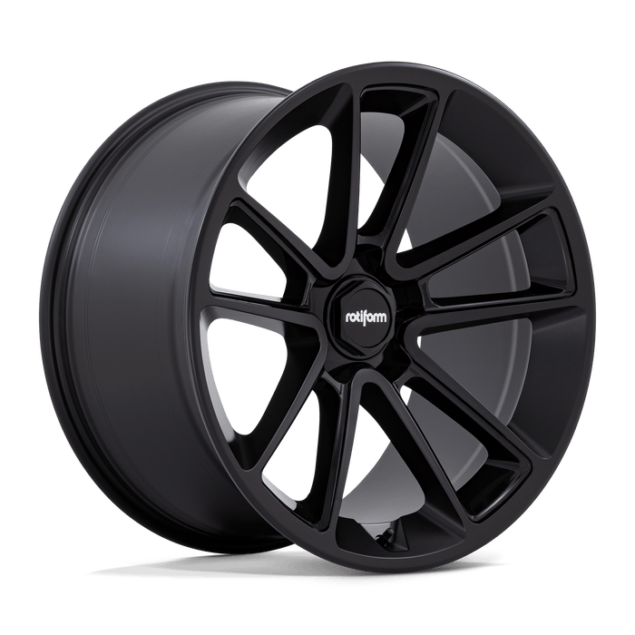 Rotiform BTL Matte Black With Black Cap And Inside Spoke Details