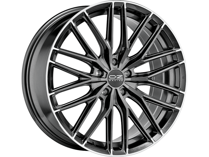 OZ Racing GRAN TURISMO HLT Star Graphite Diamond Lip
