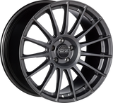 OZ Racing SUPERTURISMO LM Matt Graphite Silver Lettering