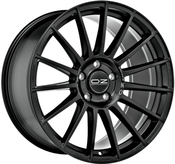 OZ Racing SUPERTURISMO DAKAR Matt Black Silver Lettering