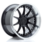 Japan Racing JR41 Gloss Black w/ Machined Lip