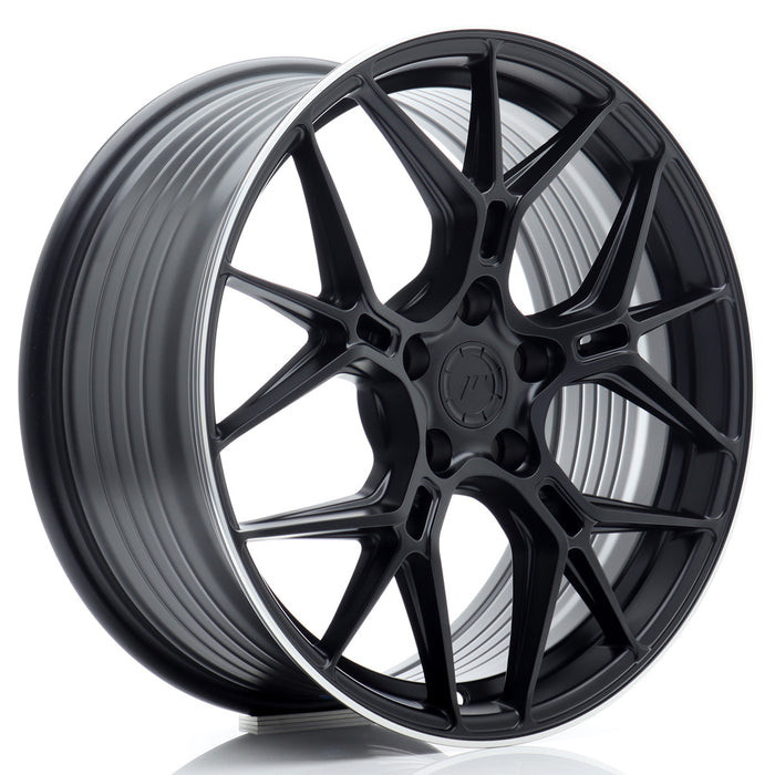Japan Racing JR51 Satin Black w/ Machined Lip