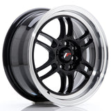 Japan Racing JR7 Gloss Black w/ Machined Lip