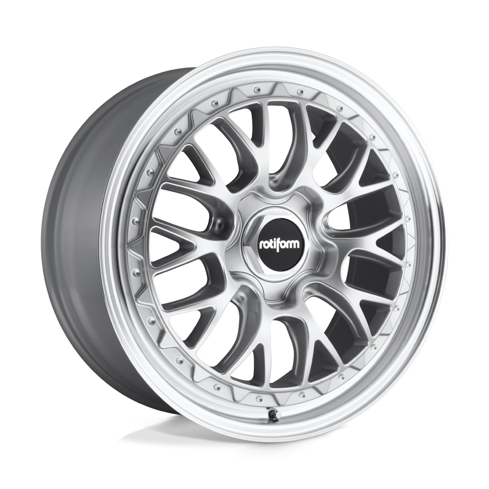 Rotiform LSR Gloss Silver Machined