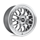 Rotiform LSR Gloss Silver Machined