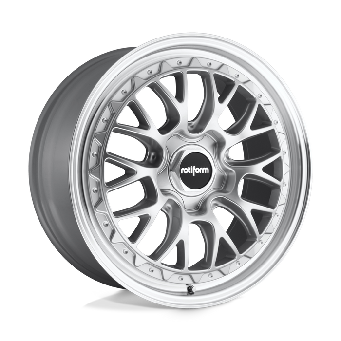 Rotiform LSR Gloss Silver Machined