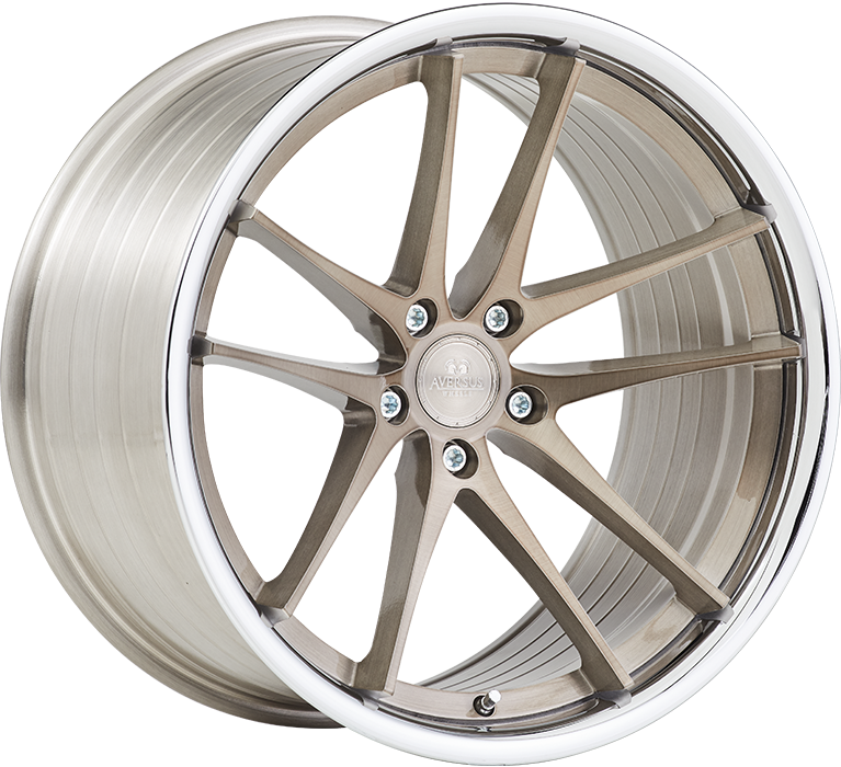 Aversus PATRIOT Bronze-Gebürstet, Inox-Lippe