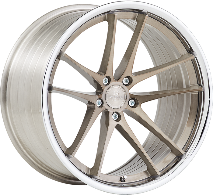 Aversus PATRIOT Bronze-Gebürstet, Inox-Lippe