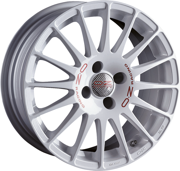 OZ Racing SUPERTURISMO WRC Race White Red Lettering