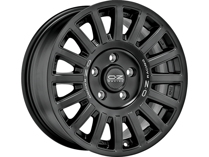 OZ Racing RALLY RAID Matt Black Silver Lettering