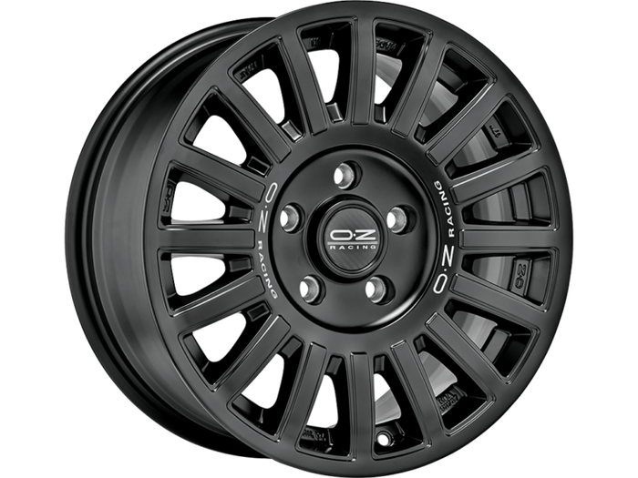 OZ Racing RALLY RAID Matt Black Silver Lettering
