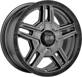 OZ Racing RALLY ADVENTURE Matt Graphite Black Lip + Rivets