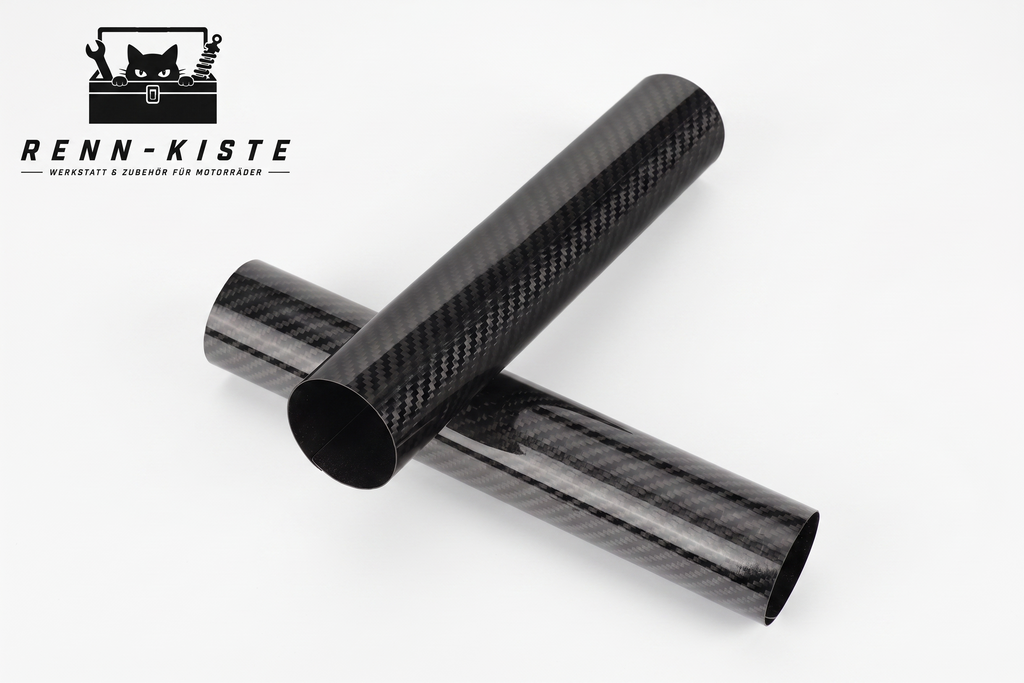 Mottorrad Gabelabdeckung 100% Carbon (Glossy)