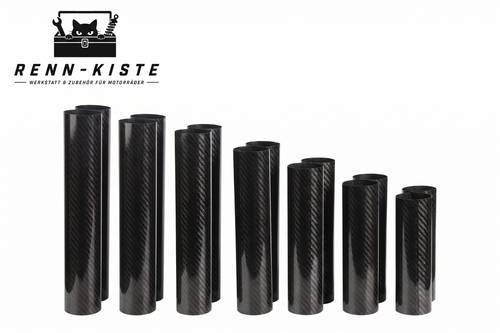 Mottorrad Gabelabdeckung 100% Carbon (Glossy)