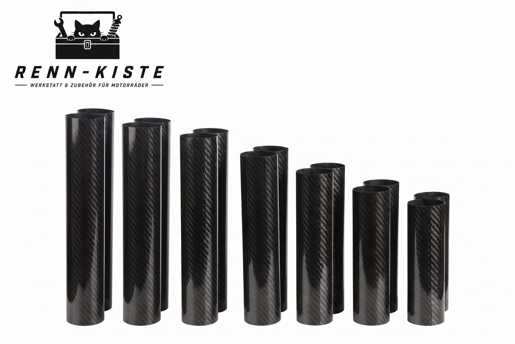 Mottorrad Gabelabdeckung 100% Carbon (Glossy)